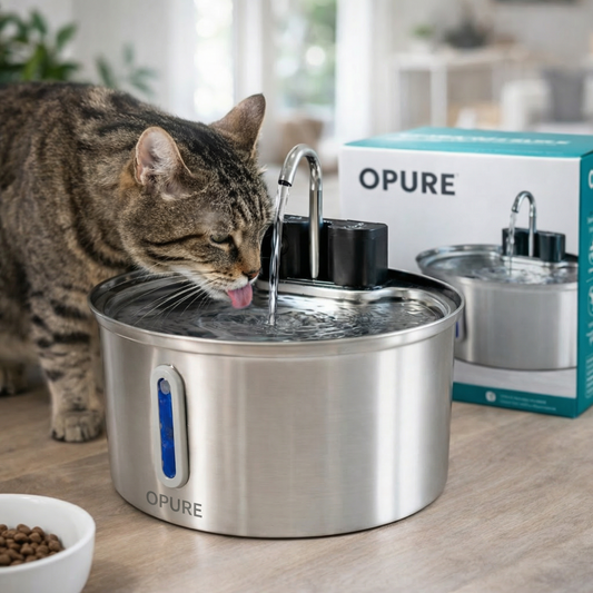 Fontaines à eau intelligente pour chats OPURE
